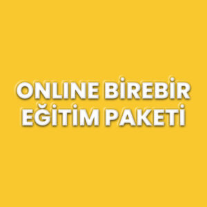 ONLINE BİREBİR EĞİTİM PAKETİ